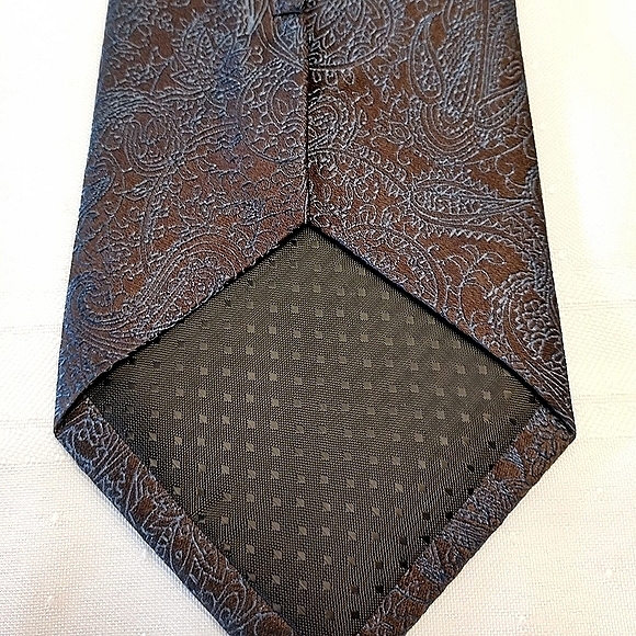 Satya Paul Parsley Design Silk Neck Tie, NWOT - Picture 6 of 9
